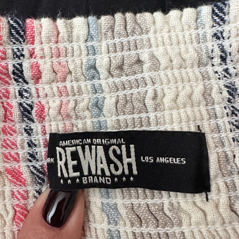 Rewash Multicolor Textured Fabric - Picture 3 of 7